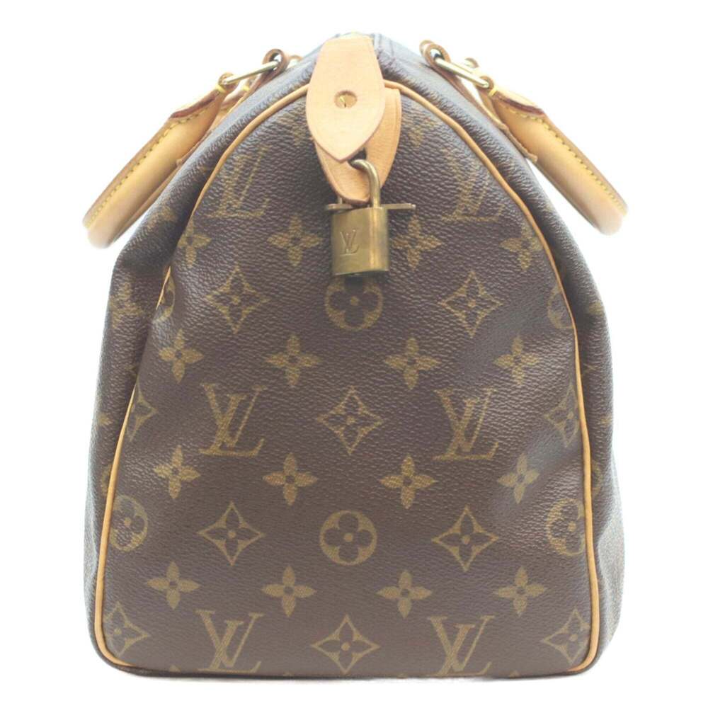 LOUIS VUITTON Authentic Brown Monogram Speedy 30 Boston Bag - Picture 2 of 10